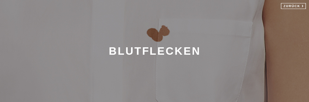 Blutflecken entfernen